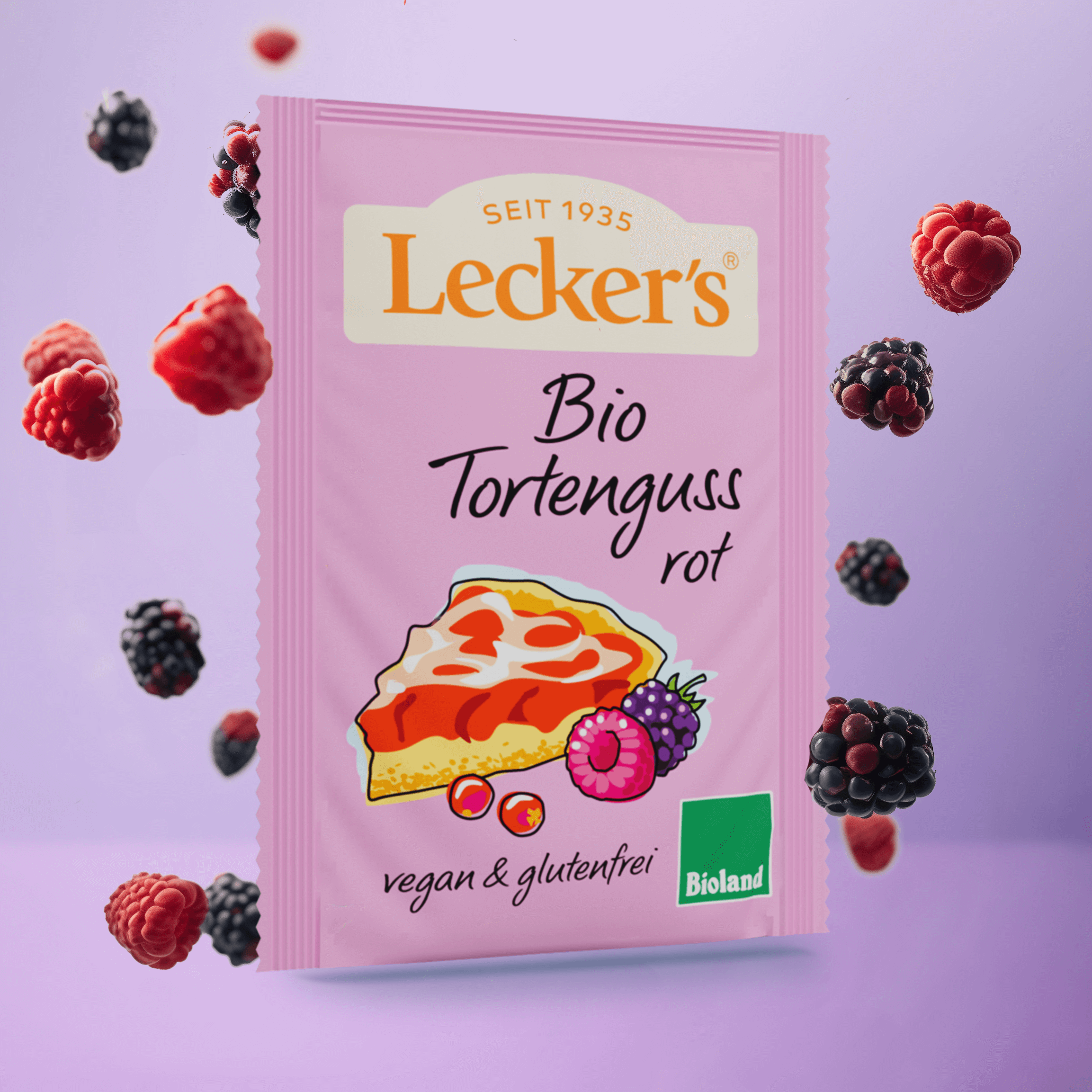 Bio Tortenguss rot